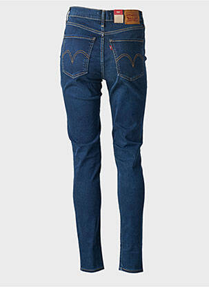 Jeans skinny tissage brut taille haute bleu LEVI'S femme