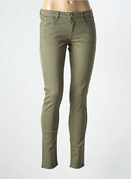 Jeans skinny taille normale taille normale vert LE TEMPS DES CERISES femme