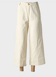 Jeans coupe large taille normale taille normale beige GRACE & MILA femme