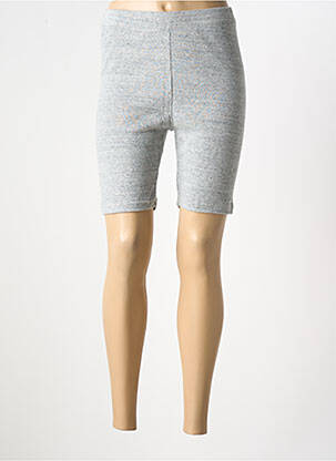 Cycliste stretch taille haute gris AMERICAN VINTAGE femme