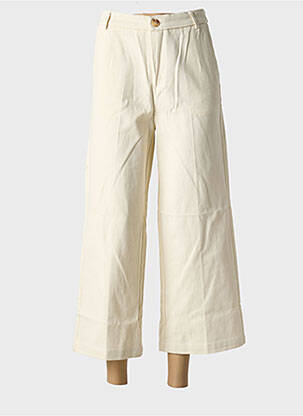 Jeans coupe large beige GRACE & MILA pour femme