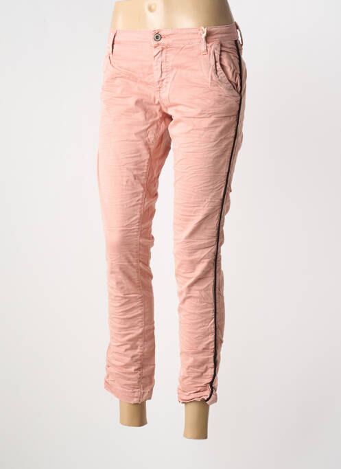 Jeans skinny rose PLEASE pour femme
