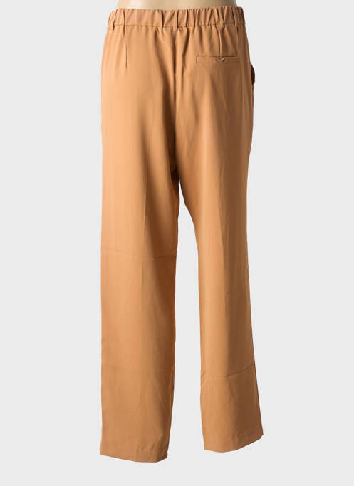 Pantalon chino marron GRACE & MILA pour femme