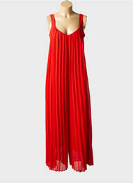 Combi-pantalon fermeture zippée au dos fines bretelles rouge I.CODE (By IKKS) femme