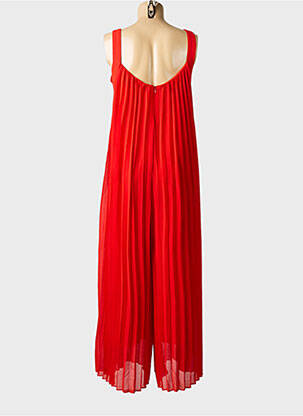 Combi-pantalon fermeture zippée au dos fines bretelles rouge I.CODE (By IKKS) femme