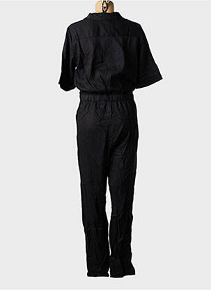 Combi-pantalon fermeture boutonnée sur le devant manches 3/4 noir GRACE & MILA femme