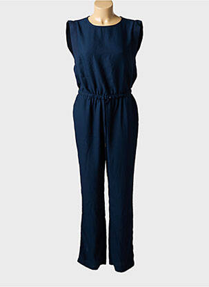 Combi-pantalon tissage crêpe manches courtes bleu PEPE JEANS femme