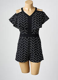 Combishort poches manches courtes noir MOLLY BRACKEN femme