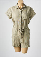 Combishort vert SCHOOL RAG pour femme seconde vue