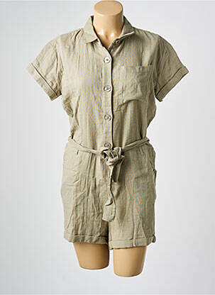 Combishort vert SCHOOL RAG pour femme