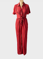 Combi-pantalon orange YUKA pour femme seconde vue