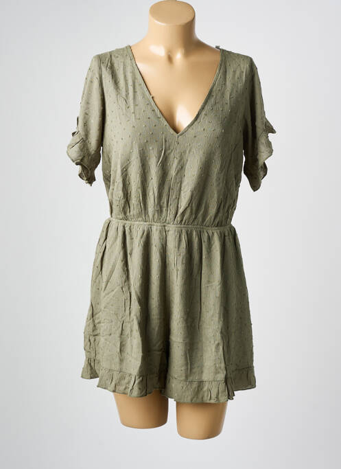 Combishort vert MOLLY BRACKEN pour femme