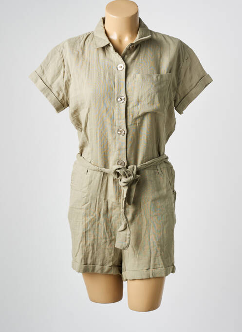 Combishort vert SCHOOL RAG pour femme