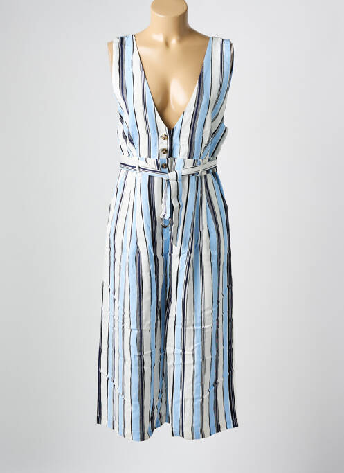 Combi-pantalon bleu YUKA pour femme