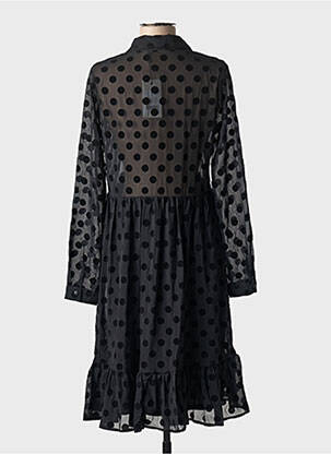 Robe mi-longue manches longues manches longues noir NA-KD femme