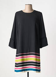 Robe courte manches 3/4 manches 3/4 noir PEPE JEANS femme