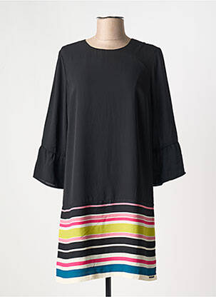 Robe courte manches 3/4 manches 3/4 noir PEPE JEANS femme