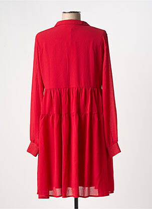 Robe courte manches longues manches longues rouge GRACE & MILA femme