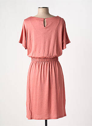 Robe mi-longue manches courtes manches courtes rose ARMEDANGELS femme