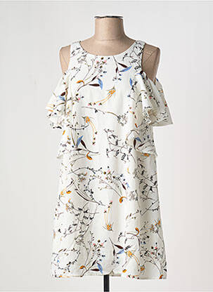 Robe courte sans manche sans manche blanc MOLLY BRACKEN femme