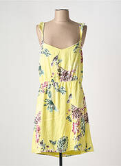 Robe mi-longue jaune VILA pour femme seconde vue