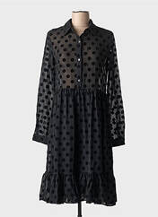 Robe mi-longue noir NA-KD pour femme seconde vue