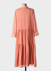 Robe mi-longue orange VILA pour femme seconde vue