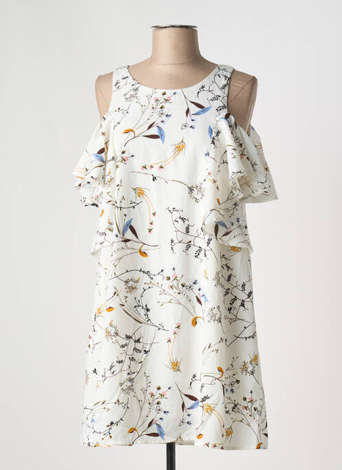 Robe courte blanc MOLLY BRACKEN femme