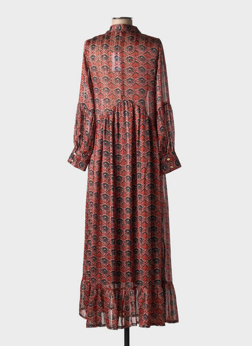 Robe longue rouge OPULLENCE pour femme