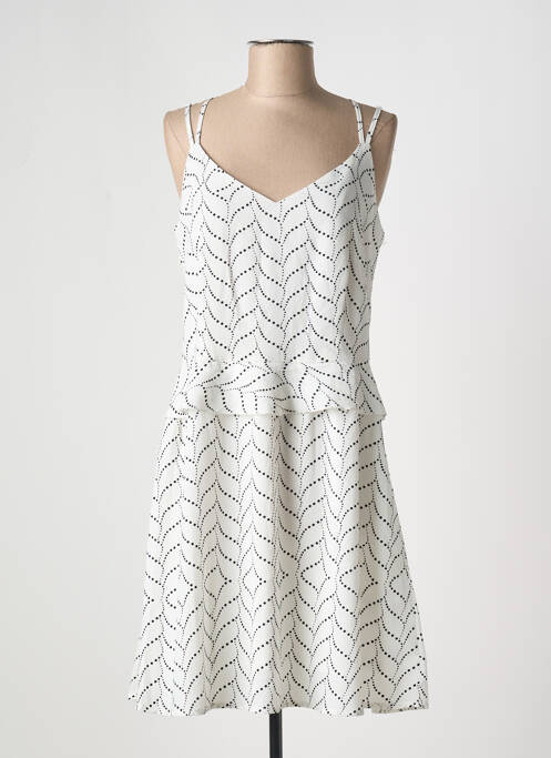 Robe mi-longue blanc MOLLY BRACKEN pour femme