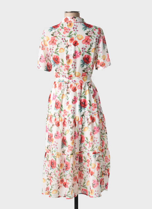 Robe mi-longue blanc NA-KD pour femme