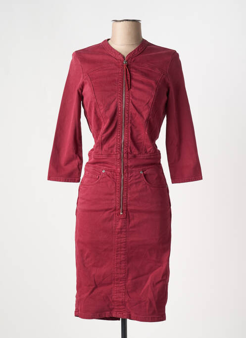 Robe mi-longue rouge SALSA pour femme