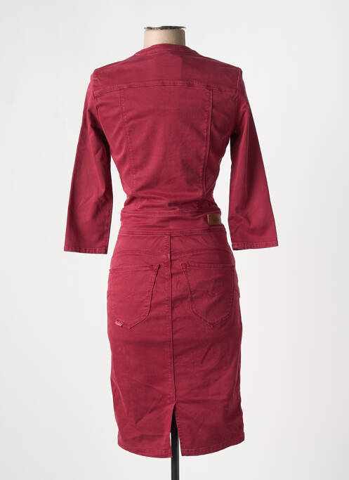 Robe mi-longue rouge SALSA pour femme