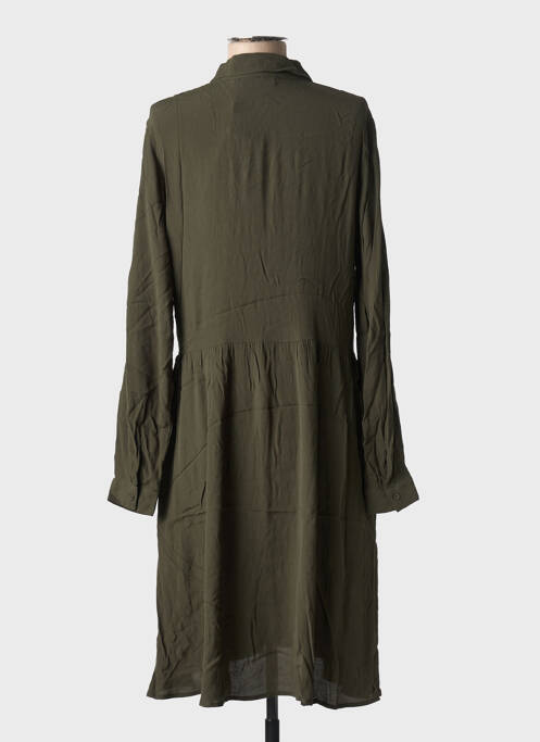 Robe mi-longue vert MINIMUM pour femme