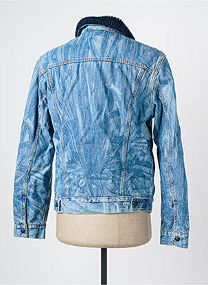 Veste casual finition intérieure fourrure synthétique bleu LEVI'S homme