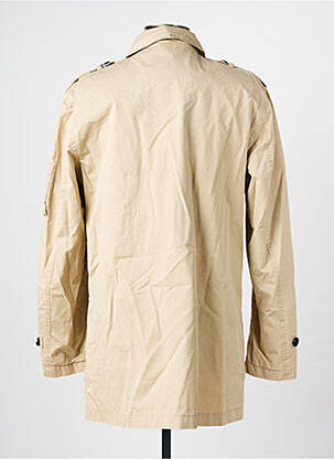 Trench tissage popeline sans capuche beige BOMBERS homme