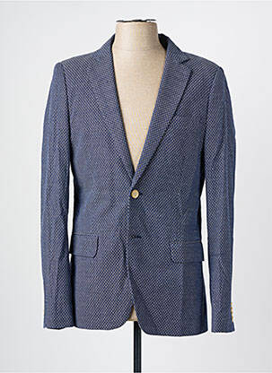 Blazer coupe cintrée bleu SCOTCH & SODA homme
