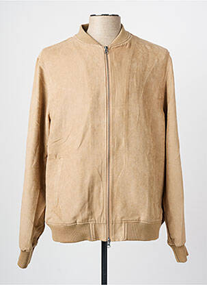 Blouson poches beige KNOWLEDGE COTTON APPAREL homme