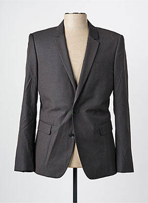 Blazer coupe cintrée gris ELEVEN PARIS homme