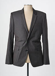Blazer finition intérieure doublure imprimée gris ELEVEN PARIS homme