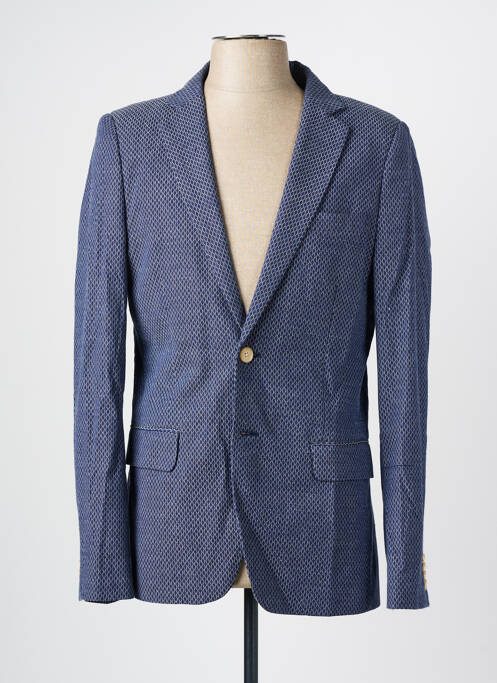 Blazer bleu SCOTCH & SODA pour homme