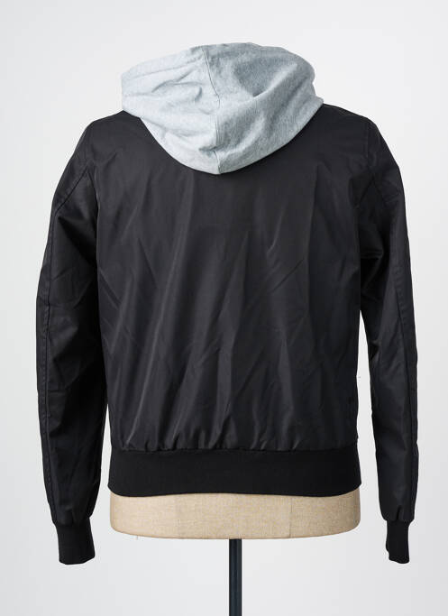 Blouson noir BOMBERS pour homme