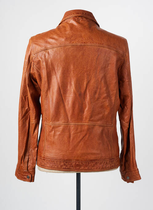 Veste en cuir marron OAKWOOD pour homme