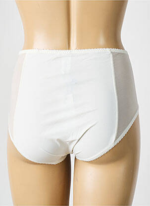 Culotte haute effet matière satinée beige EMPREINTE femme