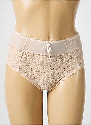 Culotte haute légère et transparente rose EMPREINTE femme