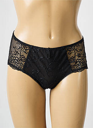 Culotte effet matière satinée noir EMPREINTE femme