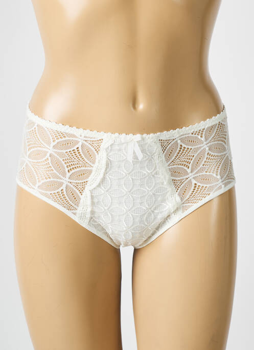 Culotte effet matière satinée beige EMPREINTE femme