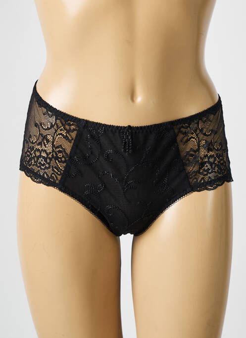 Culotte effet matière satinée noir EMPREINTE femme
