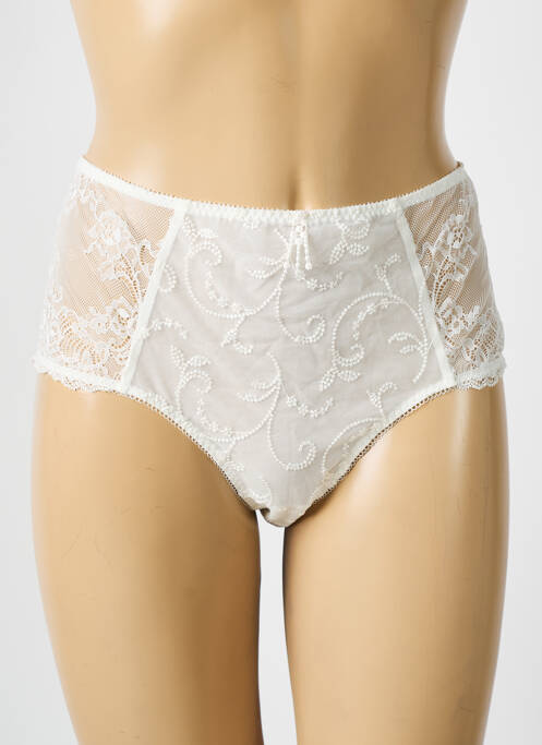 Culotte effet matière satinée beige EMPREINTE femme