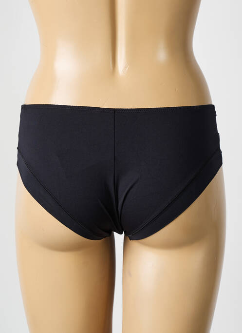 Culotte tissage satiné noir EMPREINTE femme